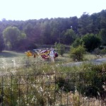 Intervention 'hélicoptère de le sécurité civile en raison de la gravité de l'accident de moto du 9 juin 2016 vers 18h15